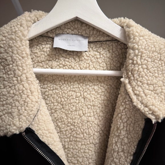 Modern Citizen Shearling Collared Bonnie Jacket - Picture 6 of 7